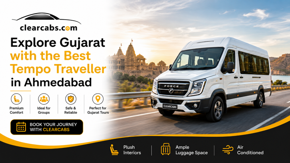 Explore Gujarat with the Best Tempo Traveller in Ahmedabad